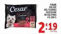 Deco Supermercati Cesar Creations Delizie del giorno selezione in gelatina offerta