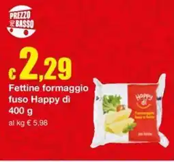 Sì con te Supermercati Fettine formaggio fuso Happy di offerta