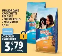 Deco Supermercati Miglior cane crocchette per cane junior pollo offerta
