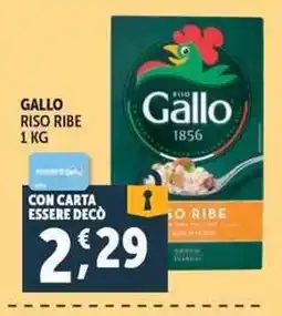 Deco Supermercati Gallo Riso Ribe offerta