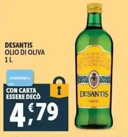 Deco Supermercati Desantis olio di oliva offerta