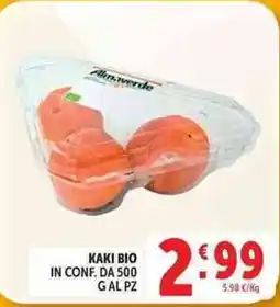 Deco Supermercati Kaki bio Alimaverde offerta