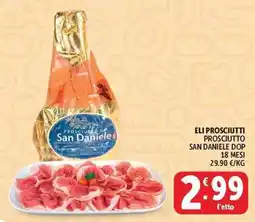 Deco Supermercati Prosciutto San Daniele offerta