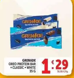 Deco Supermercati Grenade Oreo Protein Bar Classic White offerta