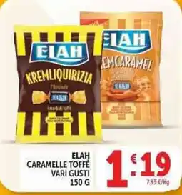 Deco Supermercati Elah caramelle toffé vari gusti offerta