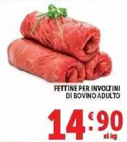 Deco Supermercati Fettine per involtini di bovino adulto offerta