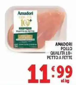 Deco Supermercati Amadori pollo petto a fette offerta