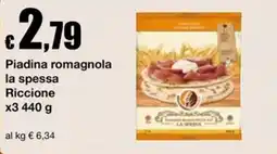 Sì con te Supermercati Piadina romagnola la spessa Riccione offerta