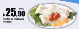 Sì con te Supermercati Filetto di merluzzo nordico offerta