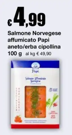 Sì con te Supermercati Salmone affumicato Papi offerta