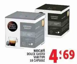Deco Supermercati Nescafé Dolce Gusto vari tipi offerta