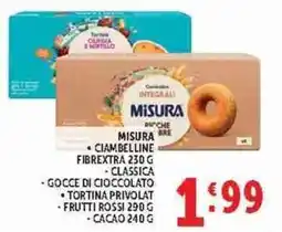 Deco Supermercati Ciambelline Fibrextra Misura offerta