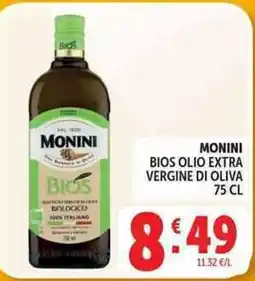 Deco Supermercati Monini Bios Olio Extra Vergine di Oliva offerta