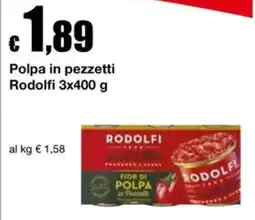 Sì con te Supermercati Polpa in pezzetti Rodolfi offerta