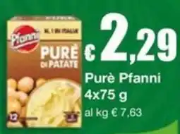 Sì con te Supermercati Pure Pfanni offerta