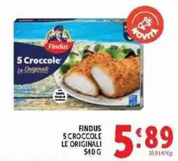 Deco Supermercati Findus 5 Croccole Le Originali offerta