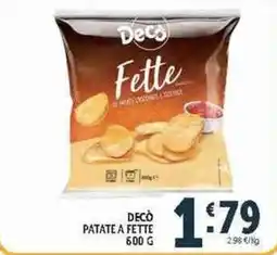 Deco Supermercati Decò patate a fette offerta