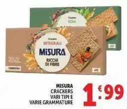 Deco Supermercati Misura crackers offerta