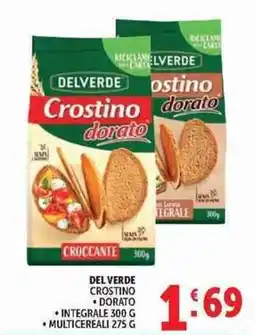 Deco Supermercati Delverde crostino dorato offerta