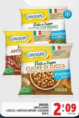 Deco Supermercati Orogel virtù zuppa zucca offerta