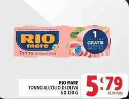 Deco Supermercati Rio mare Tonno all'Olio di Oliva offerta