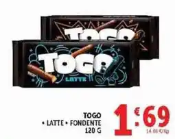 Deco Supermercati Togo latte fondente offerta