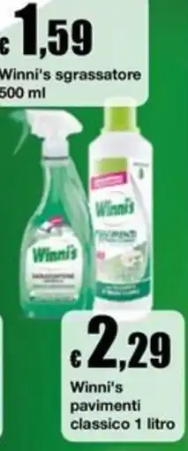 Sì con te Supermercati Winni's sgrassatore offerta