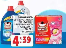 Deco Supermercati Omino Bianco Detersivo liquido per lavatrice offerta