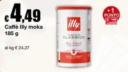 Sì con te Supermercati Caffè Illy moka offerta