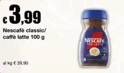 Sì con te Supermercati Nescafé classic/caffè latte offerta