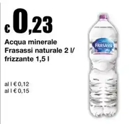 Sì con te Supermercati Acqua minerale Frasassi naturale offerta