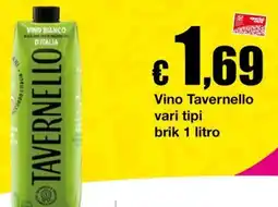 Sì con te Supermercati Vino Tavernello offerta