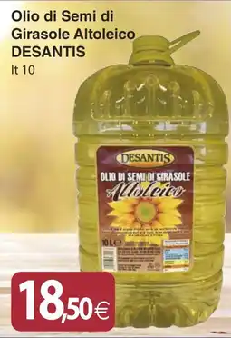 Docks Cash&Carry Olio di Semi di Girasole Altoleico Desantis offerta