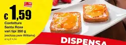 Sì con te Supermercati Confettura Santa Rosa offerta