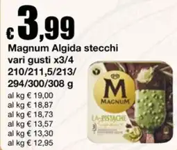 Sì con te Supermercati Magnum Algida stecchi offerta