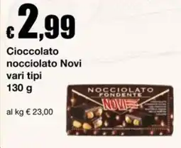 Sì con te Supermercati Cioccolato nocciolato Novi offerta