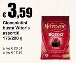 Sì con te Supermercati Cioccolatini assortiti Witor's Boero offerta