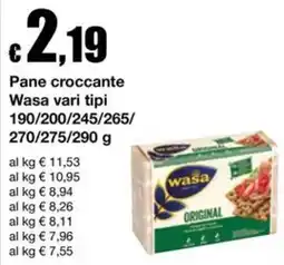 Sì con te Supermercati Pane croccante Wasa offerta