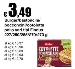Sì con te Supermercati Cotolette con pisellini Primavera Findus offerta