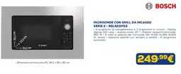 Euronics Microonde con grill da incasso Serie 2 offerta