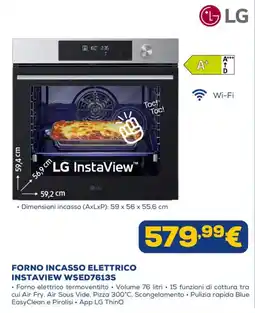 Euronics Forno incasso elettrico InstaView offerta