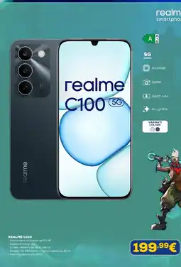 Euronics realme C100 offerta