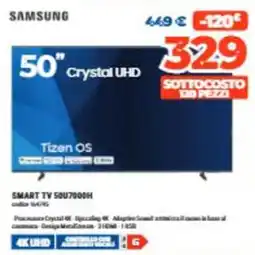 Elettrosintesi Samsung SMART TV 50U7000H offerta