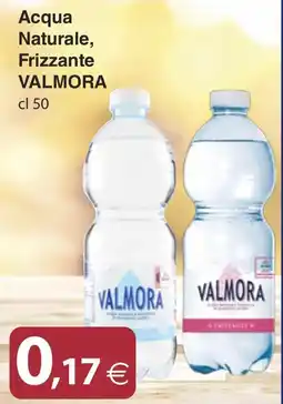 Docks Cash&Carry Acqua Naturale Frizzante Valmora offerta