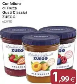 Docks Cash&Carry Confettura di Frutta Gusti Classici ZUEGG offerta
