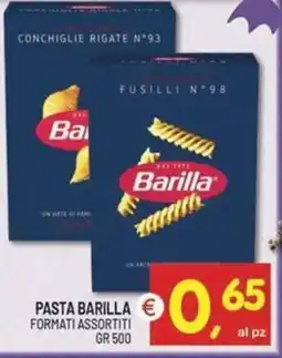 Centro Commerciale Discount Pasta Barilla formati assortiti offerta