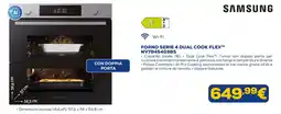Euronics Forno serie 4 dual cook flex samsung offerta