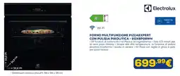 Euronics Forno multifunzione Pizzaxpert con pulizia pirolitica Electrolux offerta