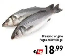 Spak Supermercati Branzino origine Puglia offerta