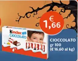 Spak Supermercati Kinder Cioccolato offerta